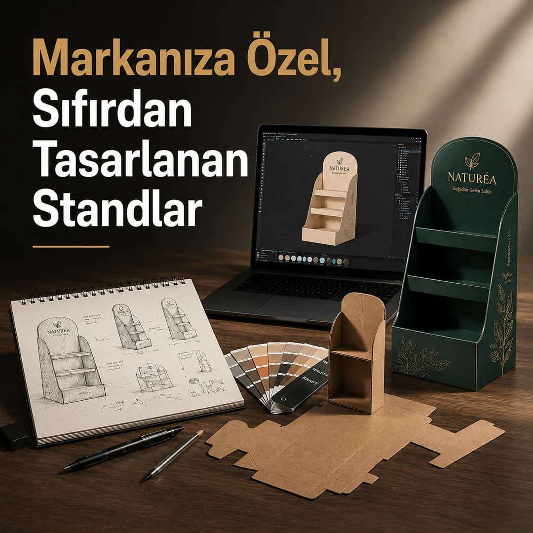 Markaya özel tasarım karton stand çözümleri
