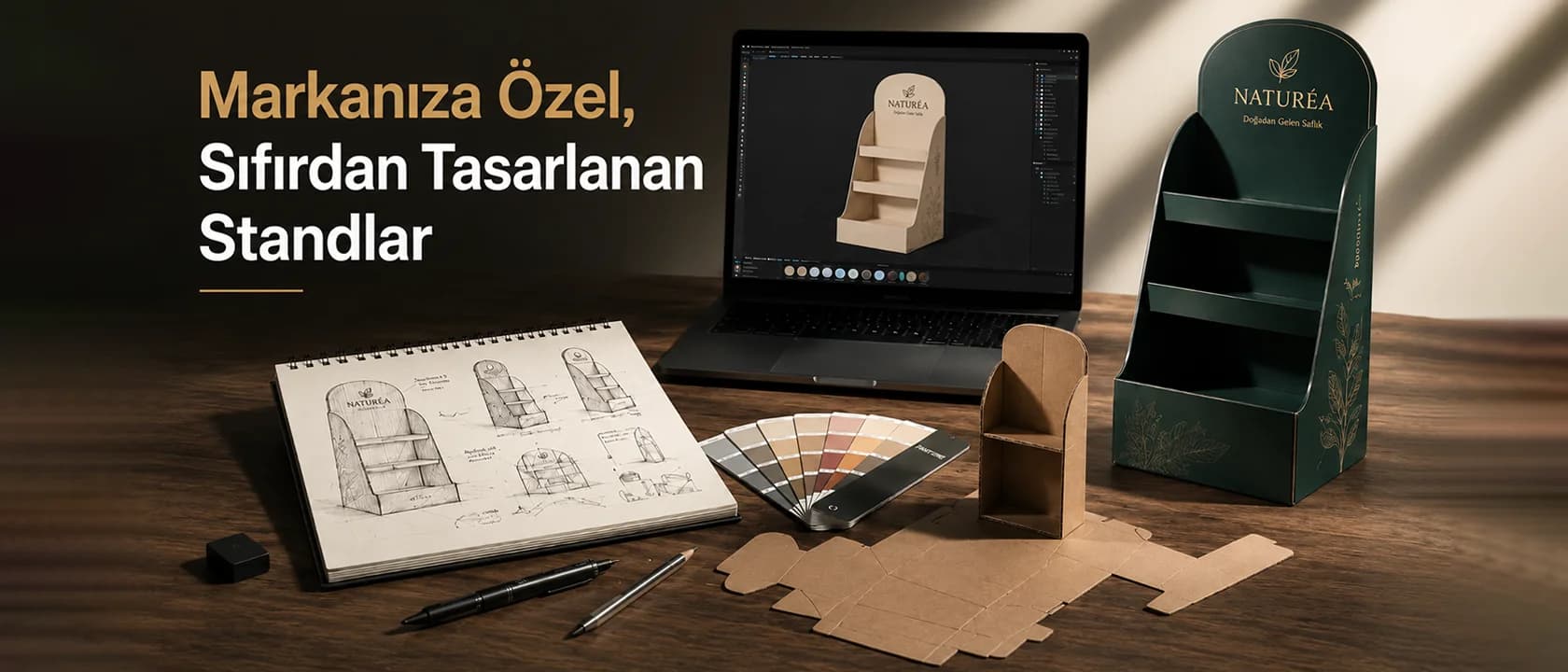 Markaya özel tasarım karton stand çözümleri