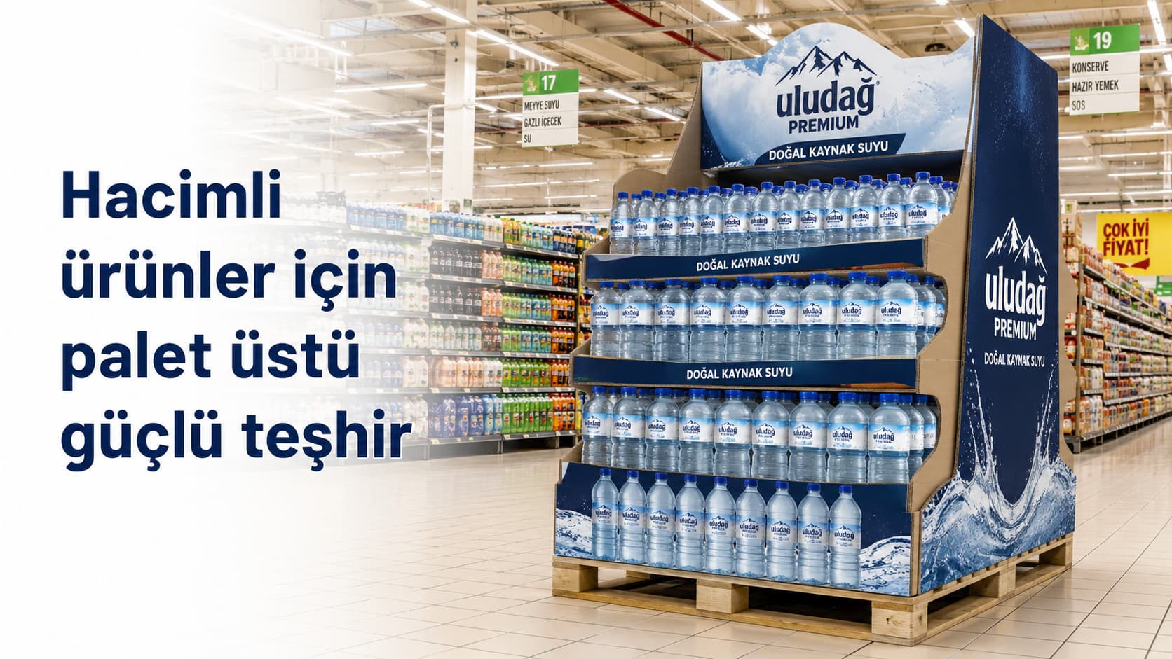 Palet stand (tam, yarım ve çeyrek palet) örneği